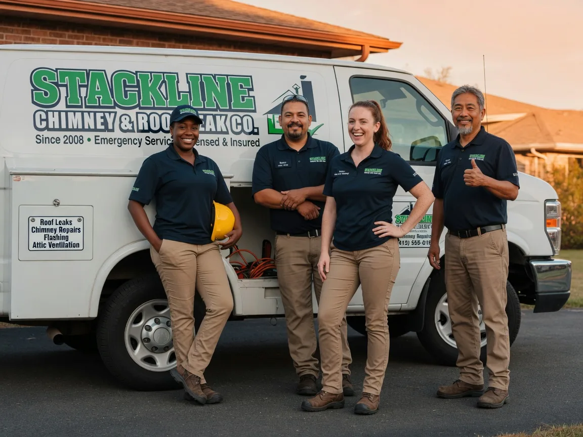 Chimney flashing repair company in Black Mountain, NC